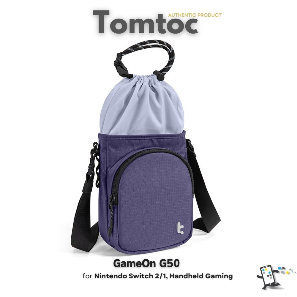 Tomtoc G49 Game On Sling Bag กระเป๋าสำหรับ Nintendo Switch 2/1 เครื่องเกมส์ Handheld อื่นๆ