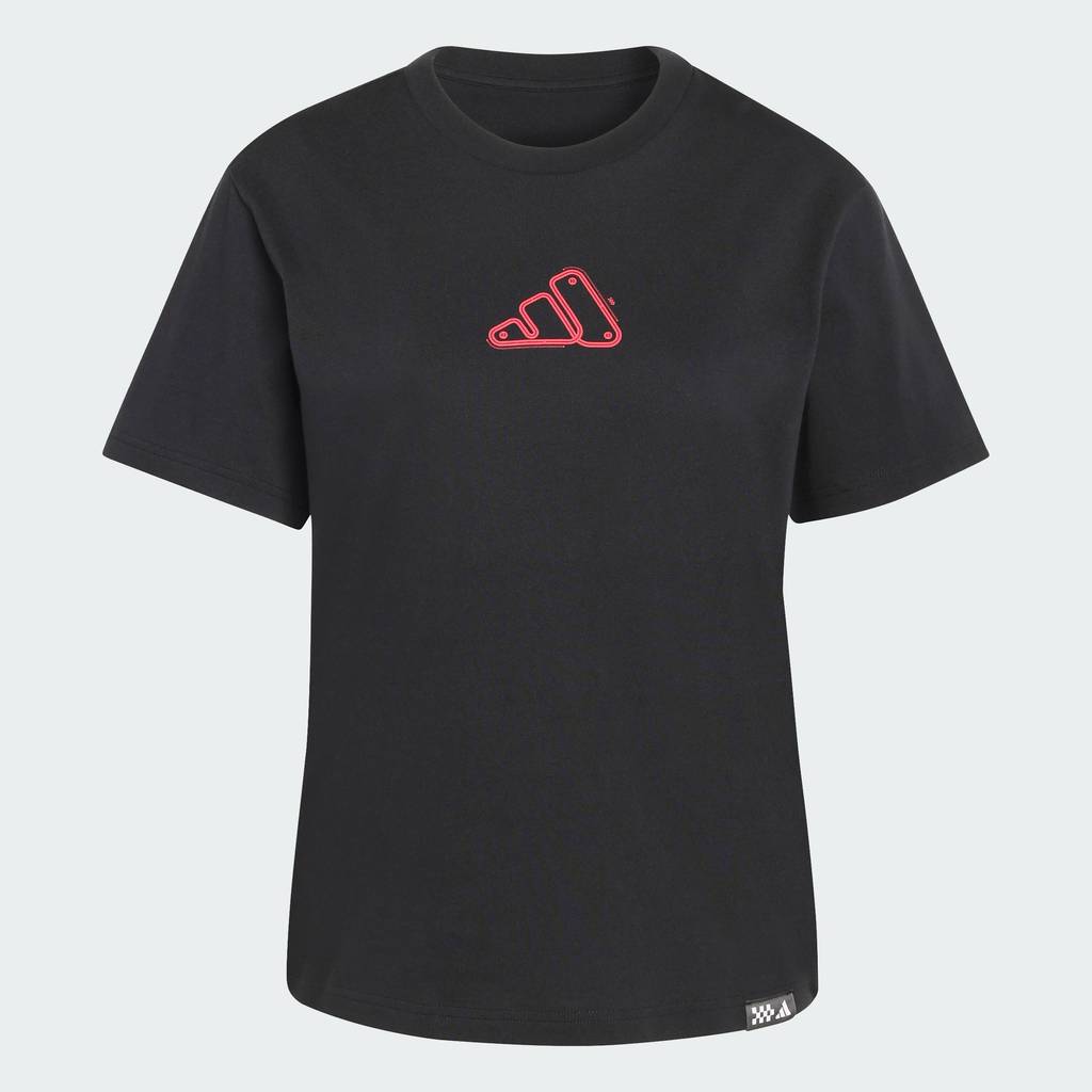 adidas Lifestyle ADRENALINE AESTHETIC GRAPHIC T-SHIRT Women Black JZ7868 - รูปที่ 3