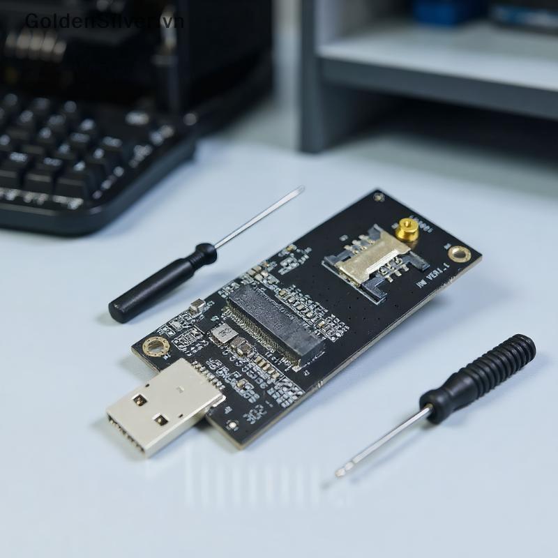GoldenSilver 1 ชุด DW5821E M2-NGFF DW5811e DW5816E EM7455 L860-GL USB3.0 การ์ดขยายสําหรับ 3G/ 4G/ 5G