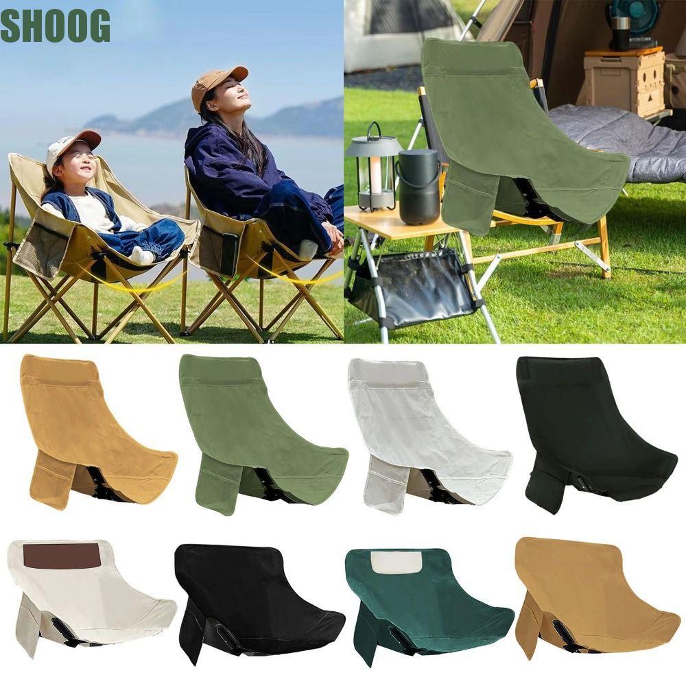 โช็อก ดวงจันทร์ เก้าอี้เปลี่ยนผ้า,หนากันลื่นตั้งแคมป์เก้าอี้ปก,ทนทานระบายอากาศผ้าแผ่นเก้าอี้ชายหาดสําหรับตกปลากลางแจ้งหลังบ้าน