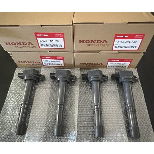 4 PACK OEM Ignition Coils For 02-06 Honda 2.4L C1382 UF311 30520-PNA-007 Genuine