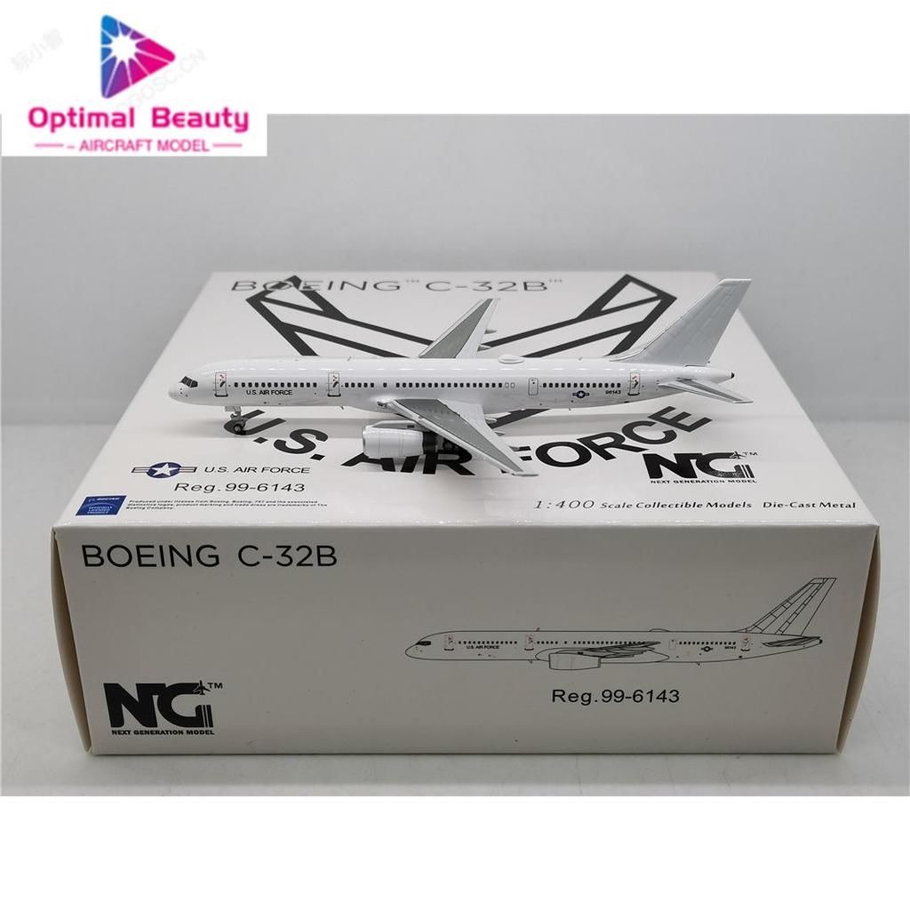 NG รุ่น 53167 1: 400 US Air Force Boeing C-32B B757 99-6143 โลหะผสม