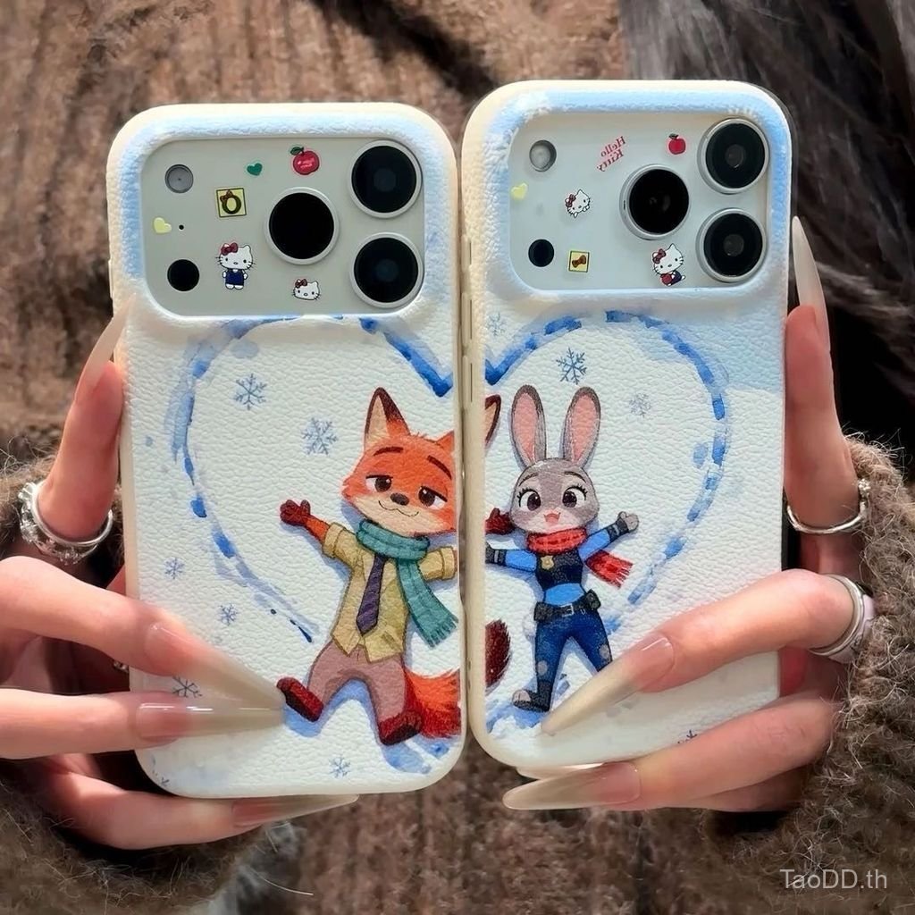 เคสโทรศัพท์เหมาะสําหรับiPhone 7 8 X XS XR XSMAX 11 12 13 14 15 16 17 Pro max Plus Air Snow Love Judy