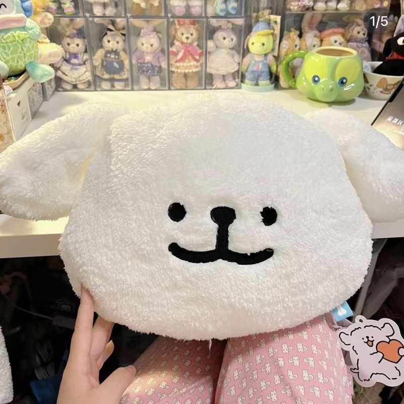 【พร้อมส่ง】maltese หมอน ตุ๊กตาลูกสุนัข น่ารักและอ่อนนุ่ม รักษาหัวใจของหญิงสาว ของขวัญของเล่นตุ๊กตา 线条小狗娃娃 线条小狗玩偶毛绒