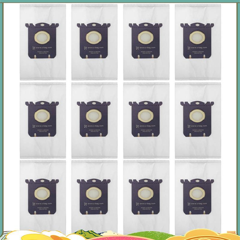 ถุงเก็บฝุ่นสําหรับเครื่องดูดฝุ่นคลาสสิก EL200F EL200F EL4100 EL4200 EL6985 EL7000 EL85009(12PCS)