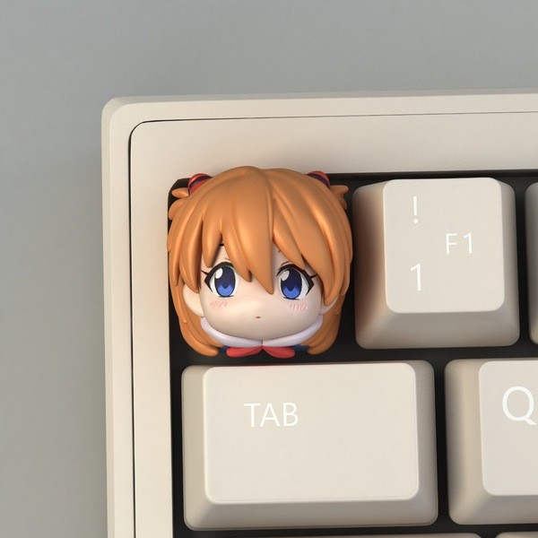 คีย์แคป คีย์แคปลาย Eva Keycap Ayapoli Keycap Neon Genesis Evangelion Keycap Creative Keycap คีย์บอร์