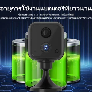 V360 pro 8MP กล้องขนาดเล็ก แบตเตอรี่ในตัว 4G SIM/WIFIกล้องวงจรปิดกลางคืนภาพสี เสียงสองทาง กล้องในร่ม การบันทึกมุมกว้าง