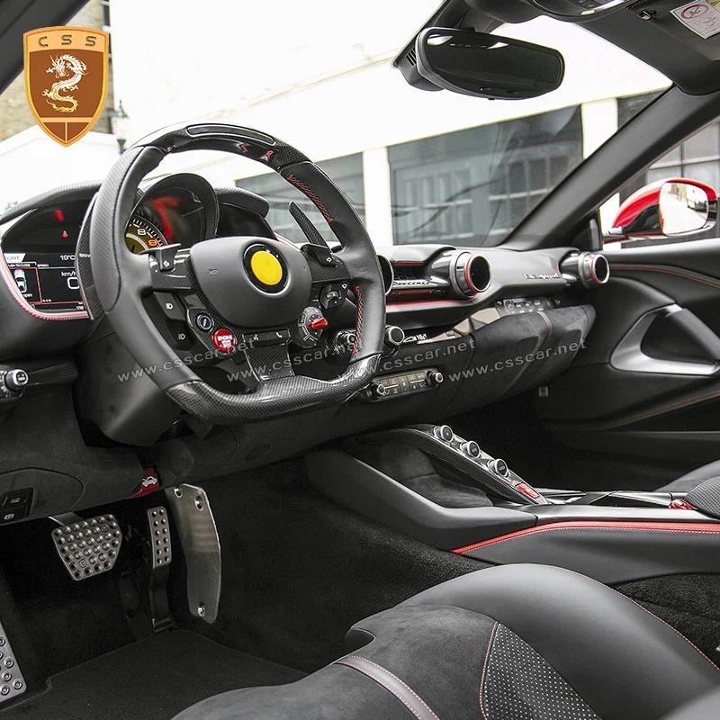 Dashboard Air Con Outlet สําหรับ 17-20 Ferrari 812 Superfast ธรรมดาคอนโซลกลางแผงฐานเปลี่ยน