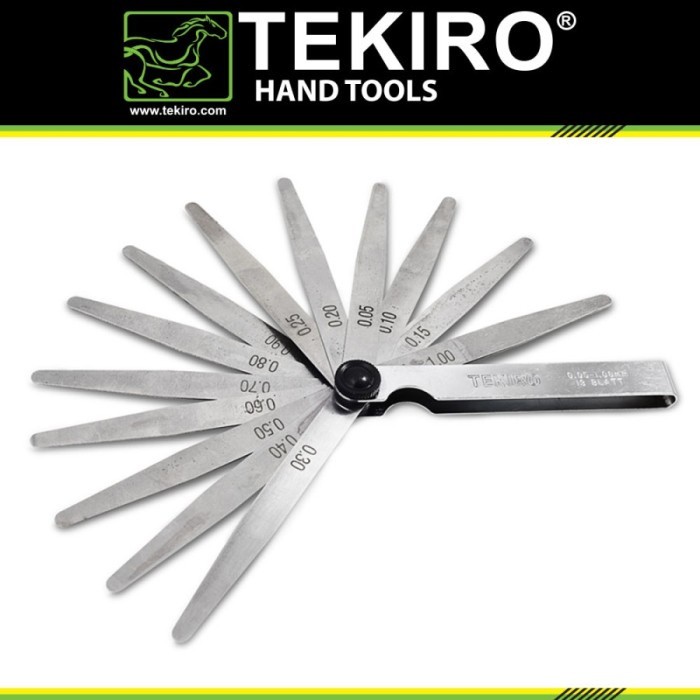 TEKIRO FEELER GAUGE 13 ชิ้น AU-FG1292 / FEELER GAUGE