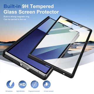 สําหรับเคส Samsung Galaxy Z Fold 8/Fold 7/Fold 6/5 หุ้มด้วยฟิล์มบานพับชาร์จไร้สายแบบแม่เหล็ก
