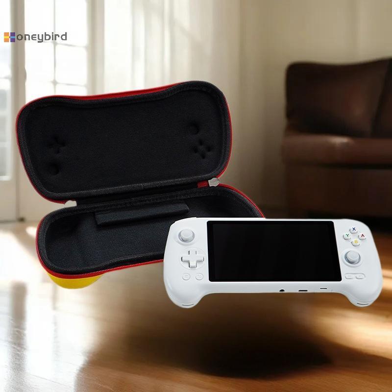 Honeybird 1 ชิ้นป้องกันกรณีกล่องแบบพกพากระเป๋าถือสําหรับ Anbernic RG557 RG556 เกมคอนโซลกันกระแทกกระเ
