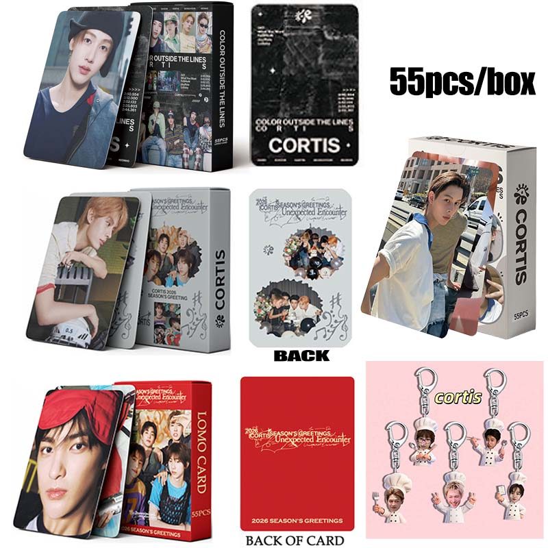 2026 คําอวยพรของฤดูกาล Cortis Photocard พร้อมสติ๊กเกอร์ Cortis Lomocard MARTIN JAMES JUHOON ของสะสมไ