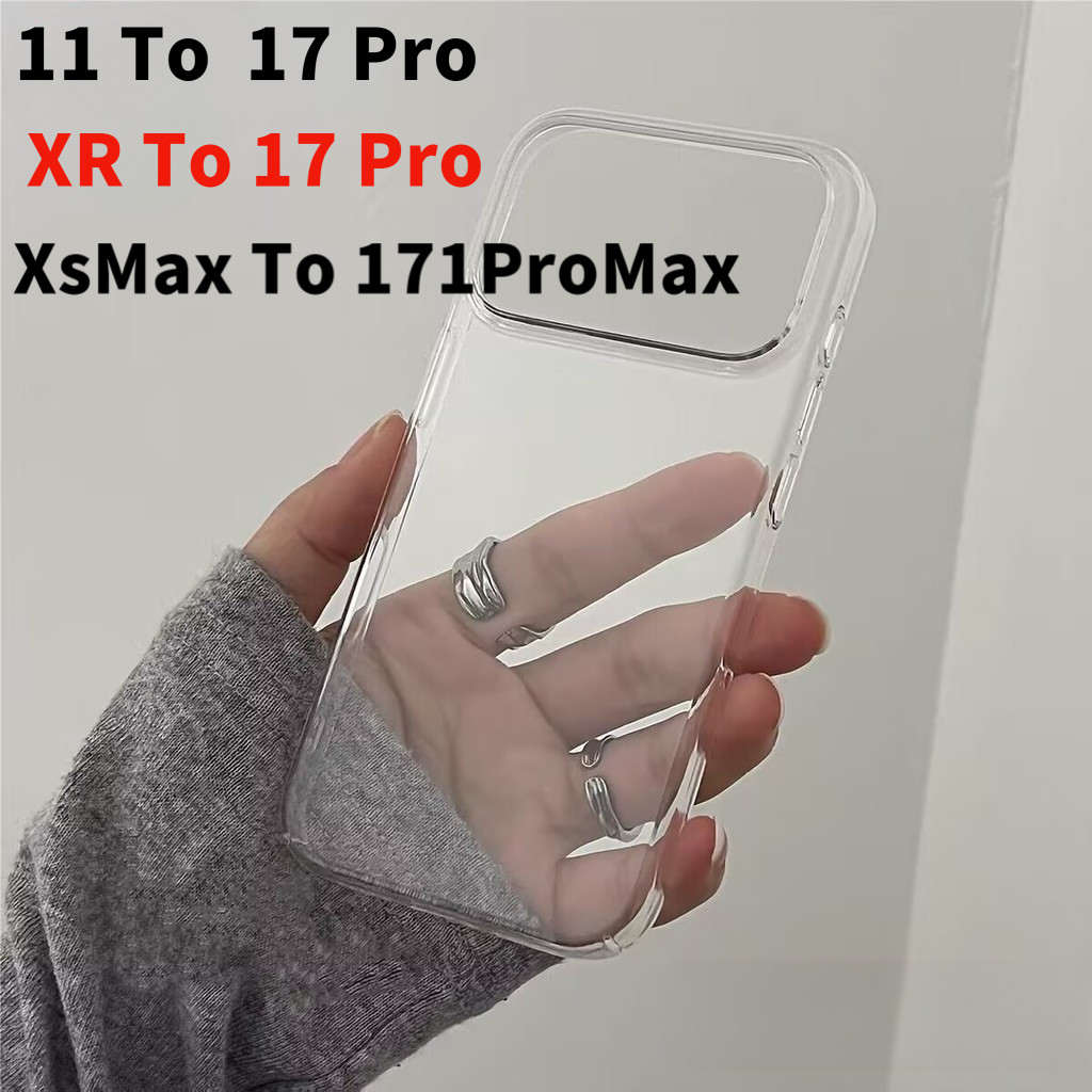 เคสโทรศัพท์สําหรับ DIY 11 ถึง 17pro ฝาครอบ/XR ถึง 17Pro Caser/X/XS/Xsmax ถึง 17ProMax ป้องกันปกหลัง