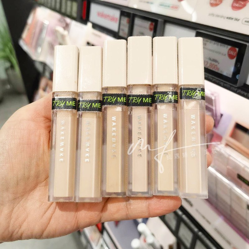 เกาหลี เกาหลี wakemake/wakemake Charm คอนซีลเลอร์ Brighten Skin Tone คอนซีลเลอร์สามมิติธรรมชาติ