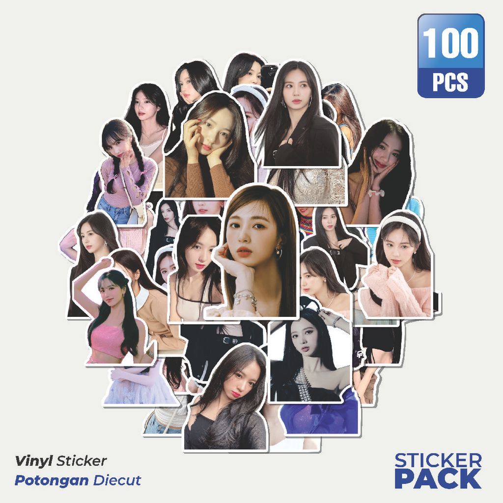 100 ชิ้น Heo Jiwon สติ๊กเกอร์สุนทรียศาสตร์กันน้ํา - สําหรับแล็ปท็อป รถจักรยานยนต์ และหมวกกันน็อก - แ