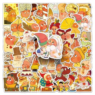 สติ๊กเกอร์ กันน้ำ Sticker Twinkle Twinkle 50ชิ้น สุดน่ารัก สำหรับตกแต่ง ของใช้ในร่ม PVC