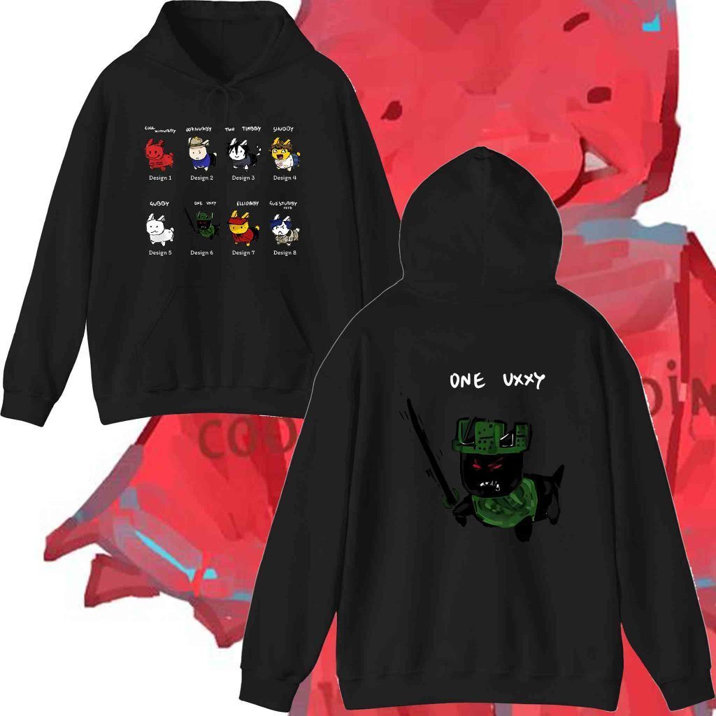 NEW C00lkid-Shedletsky Blame John-Gubby-Forsaken สองครั้ง - 1x1x1-007n7 Roblox Adult Hoodie, Casual