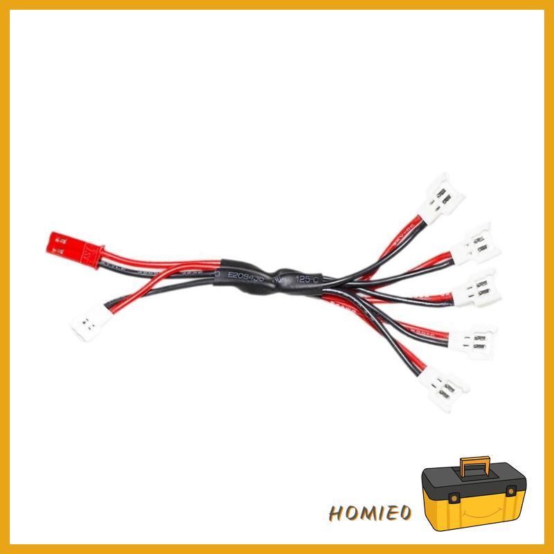 HOMIE0 สายชาร์จ 5 in 1 สําหรับ V911 H36 XH2 54 ปลั๊ก 3 7V Li-Po สายชาร์จ
