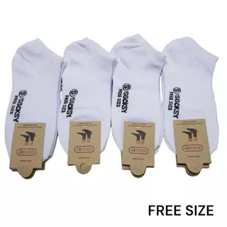 ถุงเท้าข้อสั้น เนื้อผ้าดีใส่สบาย ขนาดfree size ใส่ได้ทั้งผู้หญิงกับผู้ชาย แพ็คละ 12คู่