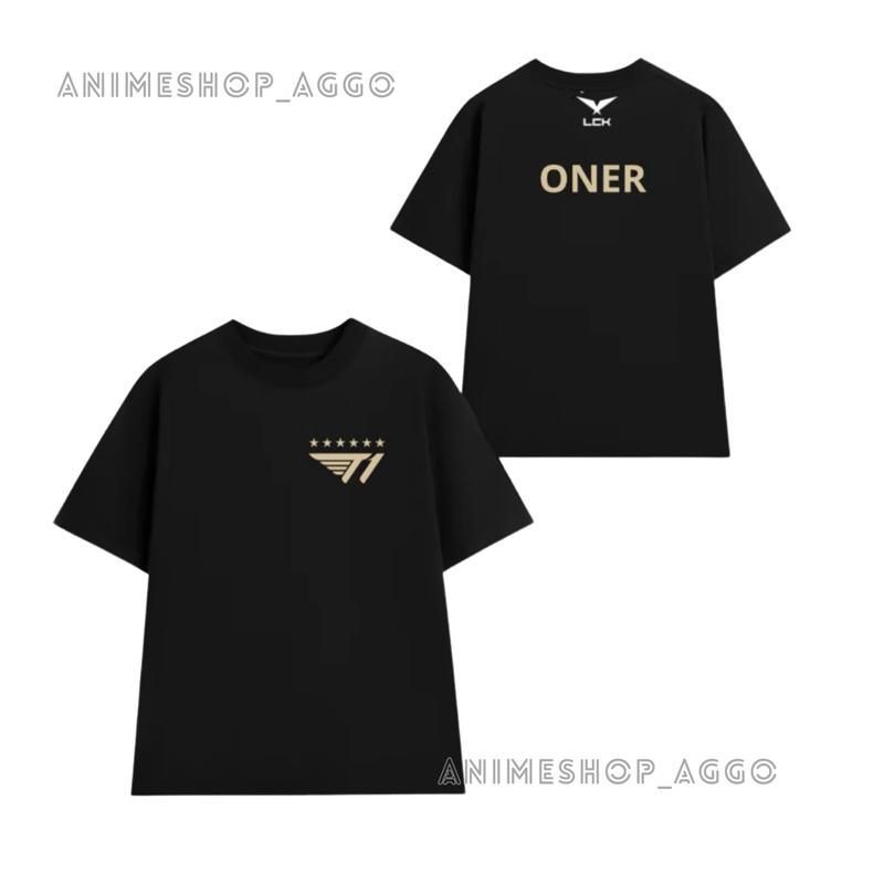 ONER T1 เสื้อยืดแชมป์โลก 6 ดาว 2025 ผ้าฝ้ายคุณภาพสูง