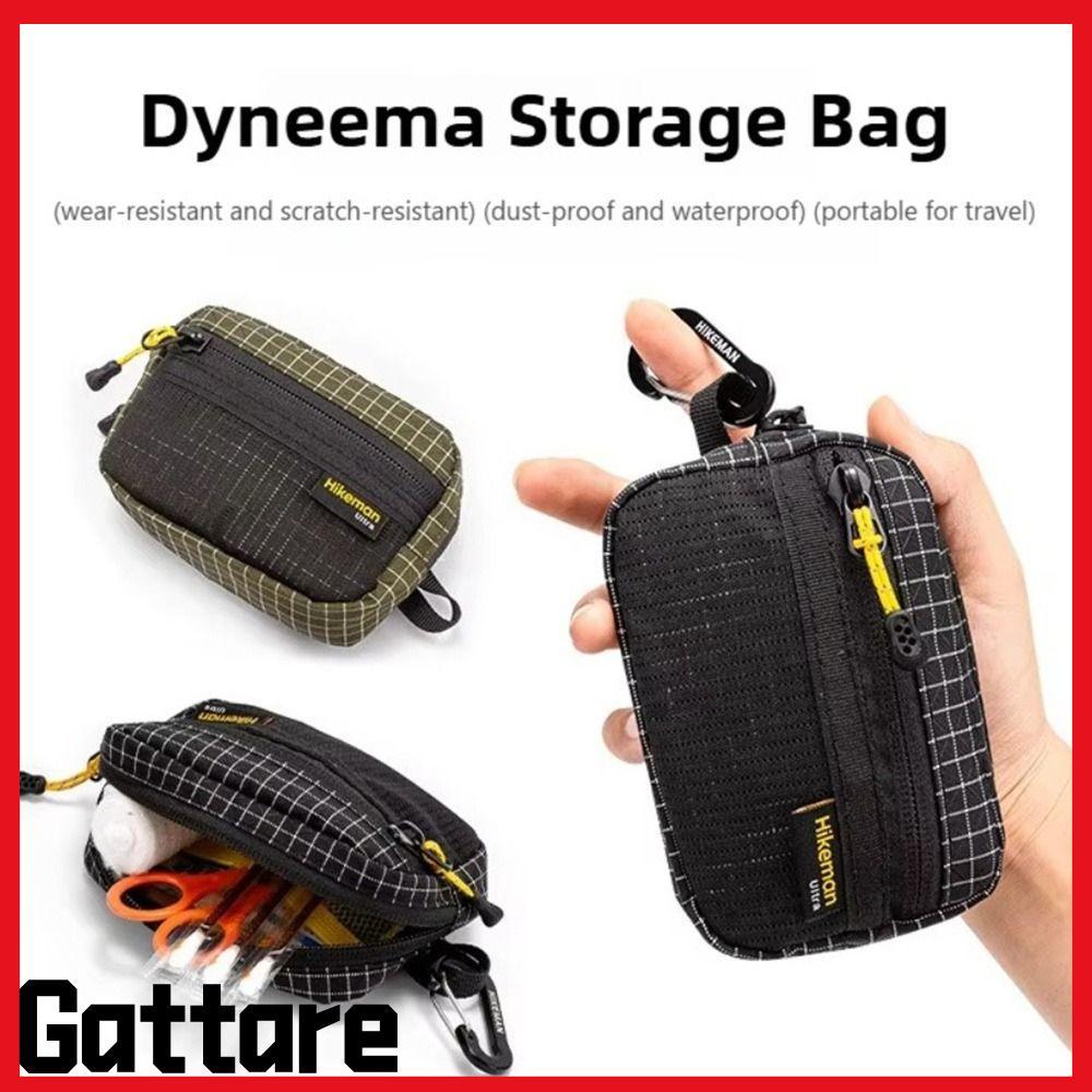 GATARE Card Wallet, Multifunctional Waterproof Utility Bag, Portable Zipper Closed Lightweight EDC P