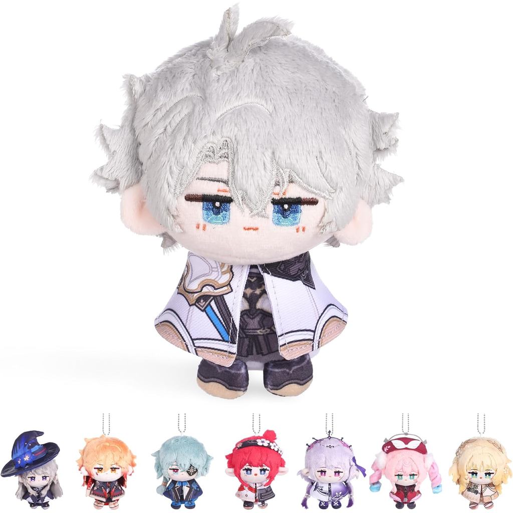 UTIEHD Anime Game HSR Character Keychain Pendant, 4 Inch Collectible Figure for Backpacks Bags and K