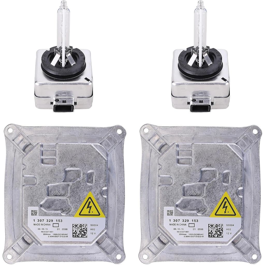 2PCS DTS Xenon Hid ไฟหน้าบัลลาสต์สําหรับ Cadillac DTS 2006-2011 R8 TT ควบคุมโมดูล 25806714 130732915