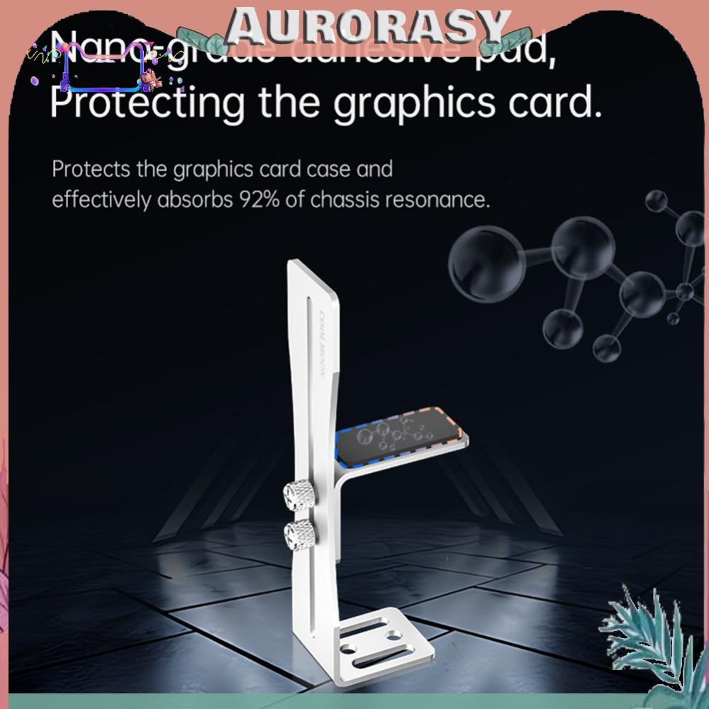 [AS] ที่วางการ์ดกราฟิกคอมพิวเตอร์ทนต่อการสึกหรอขนาดเล็ก GPU วงเล็บคงที่อลูมิเนียม GPU แจ็ควงเล็บสําห
