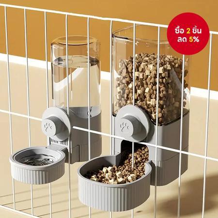 PetSmart ตู้กดน้ําแบบแขวนชามป้อนอัตโนมัติสําหรับแมวกรงสุนัข