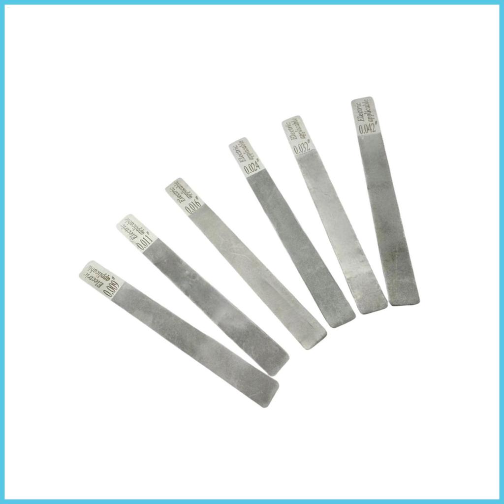 Fret Crowning File 6 ชิ้น Edge Deburring เครื่องมือ Fret End Dressing File สําหรับเพลงนักเรียนนักดนต