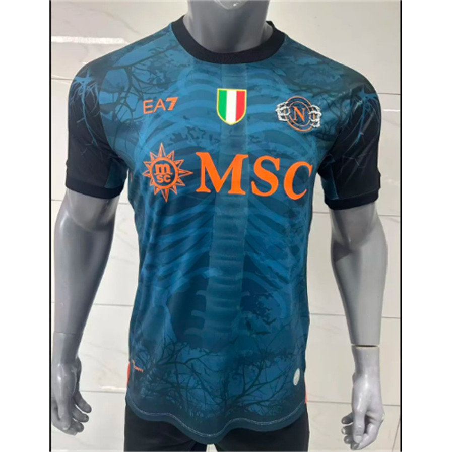 เสื้อฟุตบอล Napoli Jersey สำหรับเทศกาล Halloween พร้อมไซส์หลากหลายตั้งแต่ S ถึง XXL