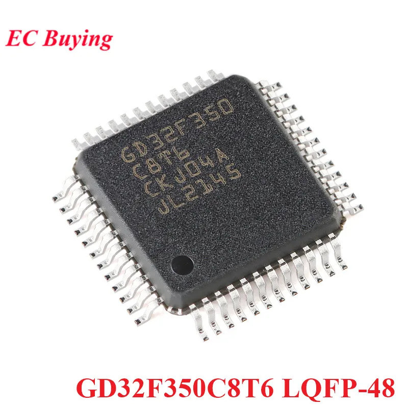 GD32F350C8T6 GD32F350C8 GD32F350 GD32F GD32 LQFP-48 ARM Cortex-M4 32-bit Microcontroller MCU IC Cont