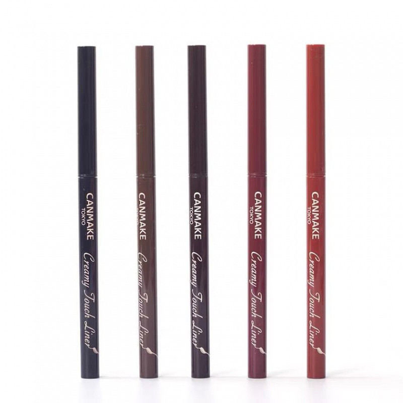 Canmake Eyeliner Gel Pen มีความบางมากทนทานกันน้ําเหงื่อและช่วย Younger Girls Quick Makeup Eyeliner N