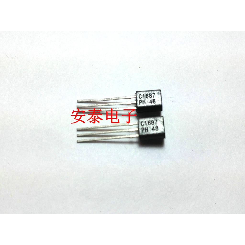 ของแท้ใหม่เอี่ยม พร้อมส่ง C1687 2SC1687 NPN Triod TO-92 Philips