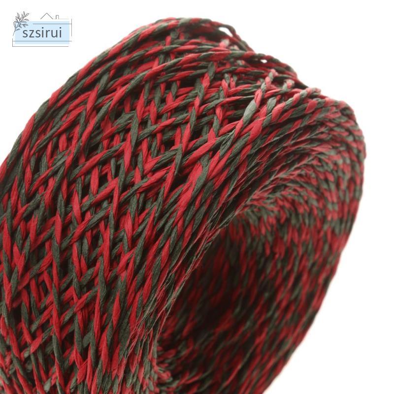 [szsirui] สายไฟกระดาษ 100 เมตร กระดาษห่อ ลวดคราฟ เทป เทปกระดาษ เป็นธรรมชาติ