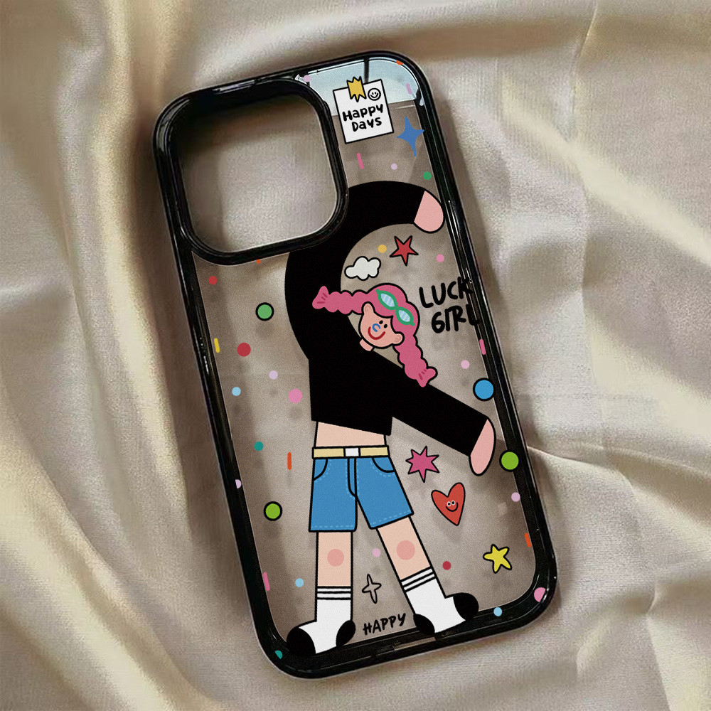 เคสโทรศัพท์ for iPhone 13 11 15 16 Pro Max Case iPhone 11 12 14 17 Pro Max 13 15 Pro 17 Air Acrylic 2 in 1 อะคริลิค ราคา ถูกที่สุด ดีลบีเคเค แกลเลอรีภาพที่ 4