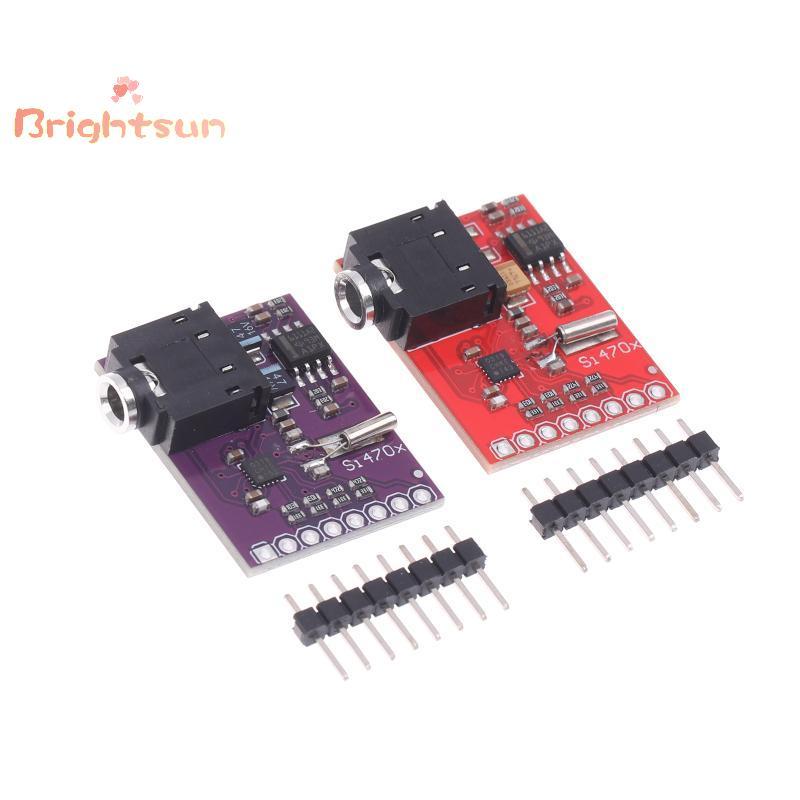 [BT-t] Si4703 โมดูลรับสัญญาณวิทยุ FM พร้อมอินเทอร์เฟซ RDS I2C 3.3V สําหรับ ESP32 DIY โครงการเสียงใหม