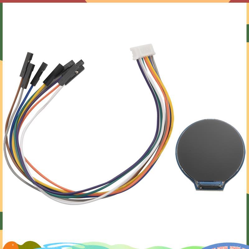 1.28 นิ้วจอแสดงผล LCD โมดูลหน้าจอ GC9A01 SPI การสื่อสาร RGB 65K รองรับสีสําหรับ Raspberry