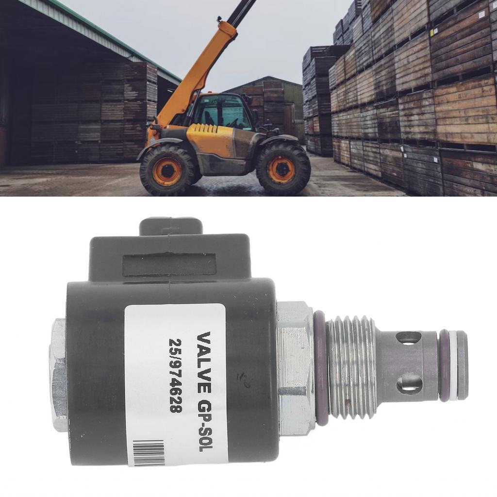 Backhoe Loader Solenoid วาล์ว 12V การทำงานที่เสถียร 25 974628 ความแข็งแรงสูงเปลี่ยนขนาดกะทัดรัดสำหรั