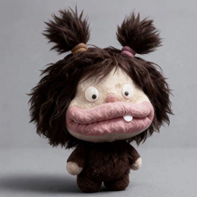 บทคัดย่อปากใหญ่น่าเกลียด-น่ารักตุ๊กตามอนสเตอร์ | ของตกแต่งตุ๊กตาการ์ตูนตลก | ของขวัญวันเกิดที่สร้างสรรค์สําหรับเพื่อน