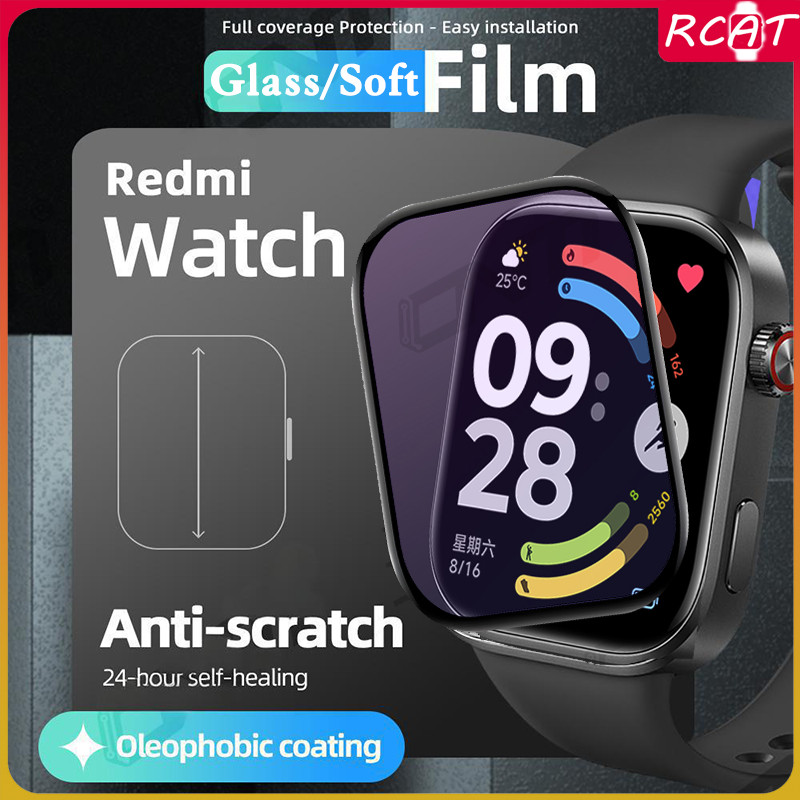 ฟิล์ม TPU อ่อน / ฟิล์มแก้ว for Redmi Watch 6 / 5 Lite/ 5 Active/ 5 / 4 /3 Lite /3 Active ความปลอดภัยเต็มจอป้องกัน
