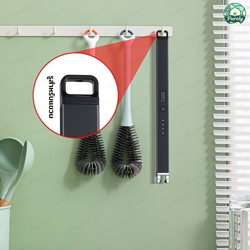 ที่จุดไฟกันลม ชาร์จ USB ไฟฟ้าไร้เปลวไฟ ปลอดภัย ใช้กับเตาแก๊ส เทียนหอม บาร์บีคิว ได้หมด - รูปที่ 6