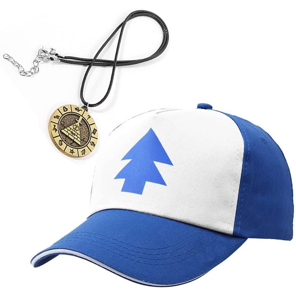 EIKOU Gravity Falls Dippers Hat Blue Dipper Hat หมวกเบสบอล