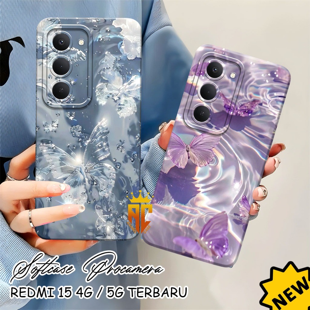 SOFTCASE XIAOMI REDMI 15 4G/5G - REDMI 12 - REDMI 13 - REDMI 13X - REDMI 10 4G/5G Softcase Camera Pr