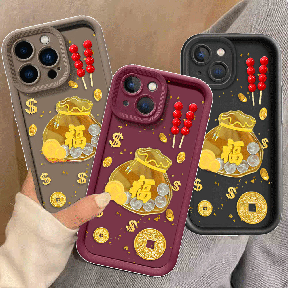 3D Lucky กระเป๋าสําหรับ Samsung Gallaxy J8 2018 J810 J4 J6 Plus Prime A10 A02 A10S A70 A30 A20 A03 C