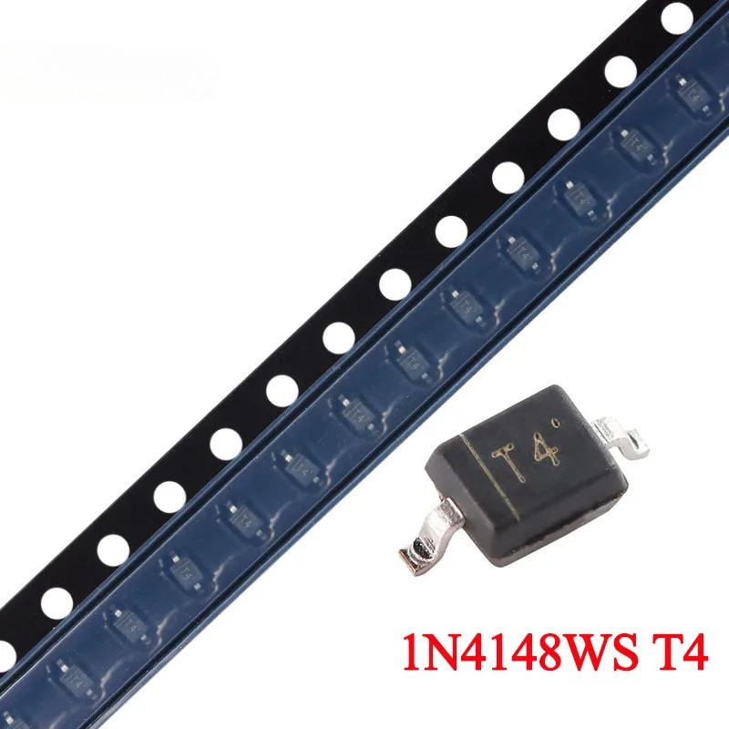 100 ชิ้น/ล็อต 0805 1N4148W 1N4148WS T4 1N4148 IN4148 SOD-323 SOD323 SMD Switching Diodes IC ชิปใหม่
