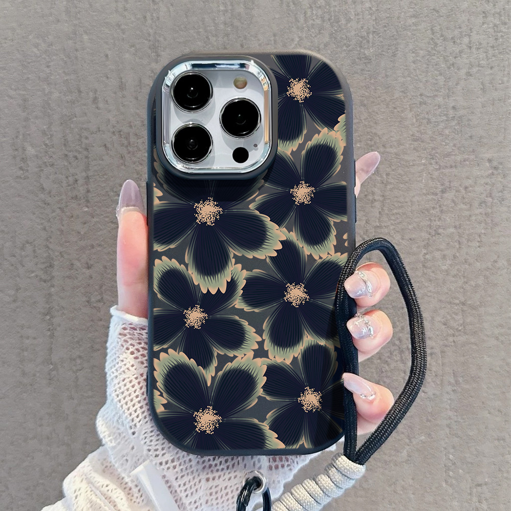 HPเคสโทรศัพท์สําหรับiPhone 16 11 12 13 14 15 Pro Xs XR 14 plus Pro Max 7 8 6 7+ 8+ 6+ Xs Max Black G