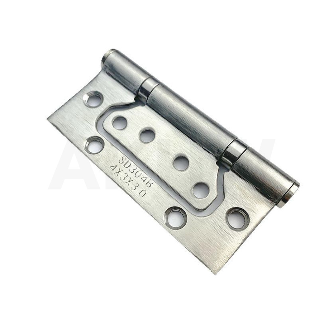 บานพับประตูปีกผีเสื้อ 4 นิ้ว KingsMan วัสดุสแตนเลสแท้ SUS304 ความหนา3.0mm แข็งแรง ทนทาน ไม่เป็นสนิม [ปลีก1ชิ้น/แพ็ค3ช... - รูปที่ 2