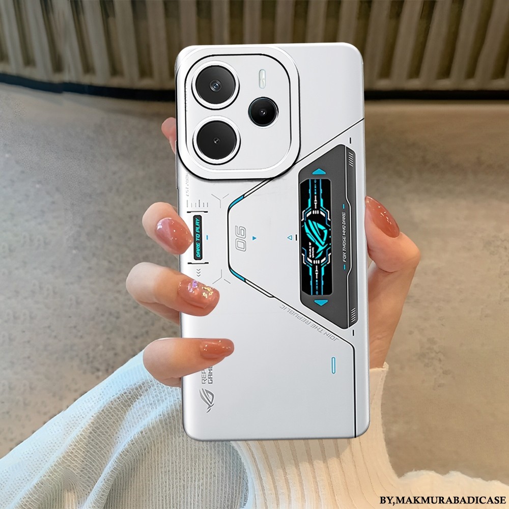 Redmi Note 14 4G/ Redmi Note 14 5G Case ล่าสุด Softcase ตัวป้องกันกล้อง ROG Motif