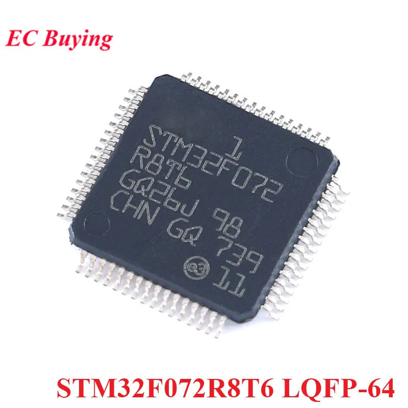 STM32F072R8T6 STM32F072 STM32 F072R8 F072R8T6 LQFP-64 ARM Cortex-M0 32-bit Microcontroller MCU IC Co